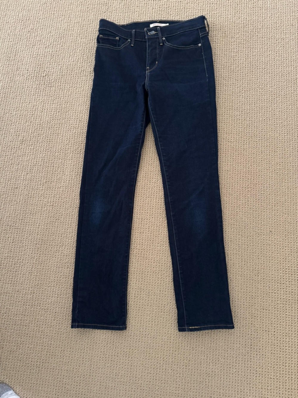 Levi's Dark Blue Straight Leg Jeans